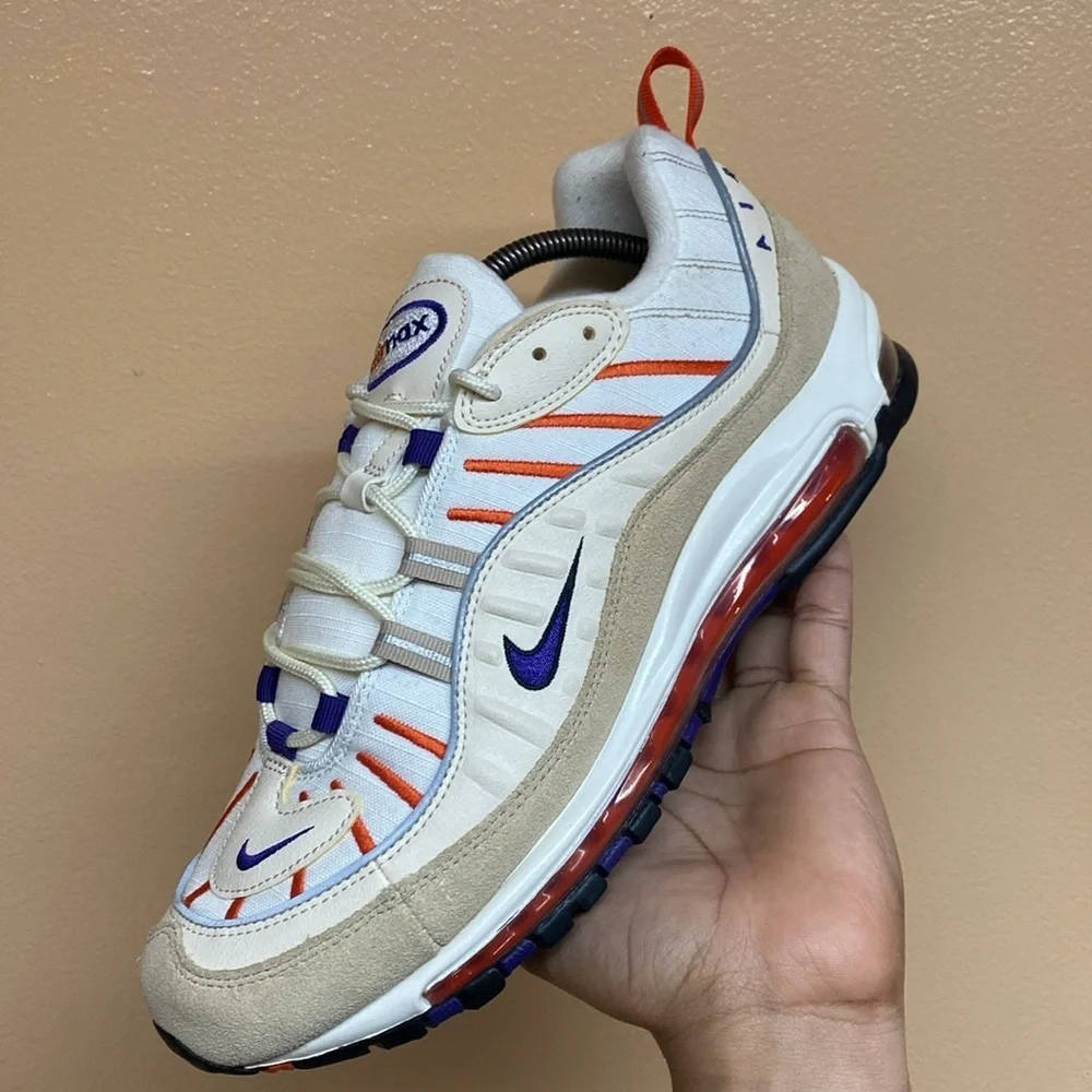 Nike Air Max 98 “Sail Court Purple” Size 10.5 640744-108